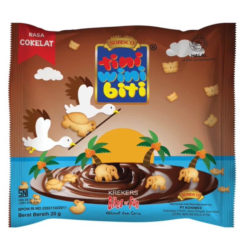 

TINI WINI BITI 18gr COKLAT 10pcs