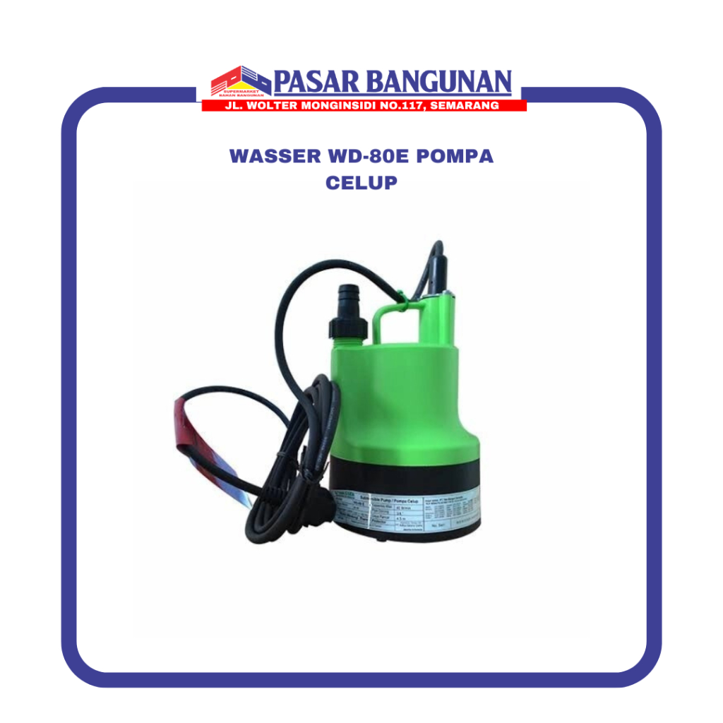 WASSER WD-80E POMPA CELUP