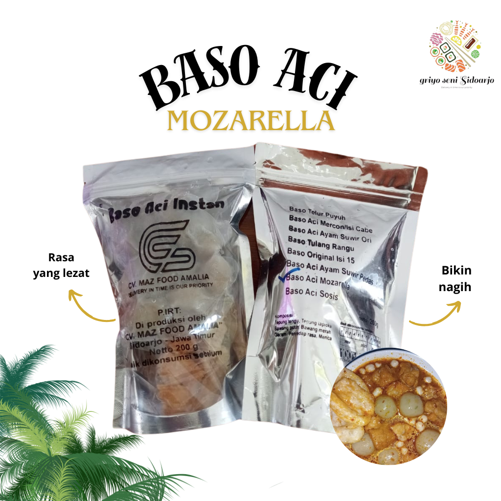 

PAKET 5 PACK BASO ACI INSTAN MOZARELLA MAZFOOD HOMEMADE