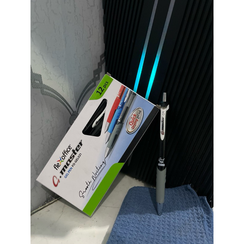 

BOLPEN FLEXOFFICE G.Master FO-GEL021 0.5mm Cetekan Tinta Hitam
