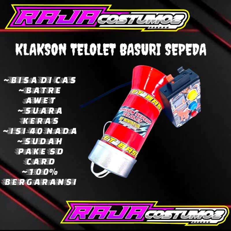 TELOLET  BASURI SEPEDA / BASURI EPEDA  / KLAKSON TELOLET BASURI SEPEDA ANAK