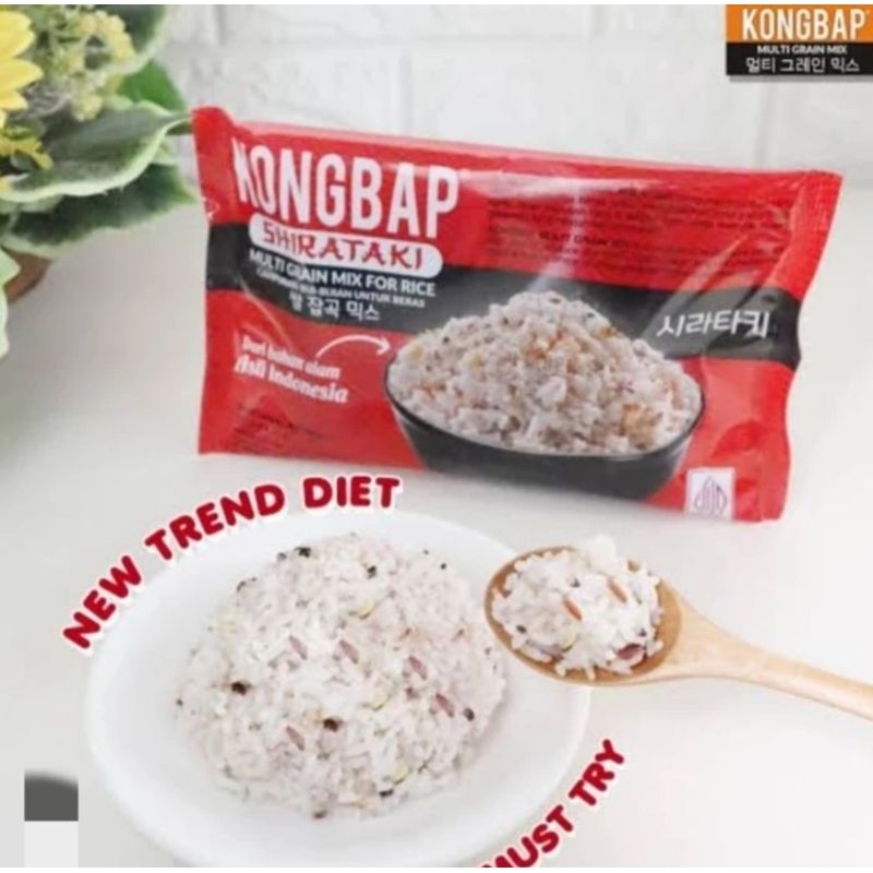 

KONGBAP Beras Korea Halal Multigrain 150gr Isi 5 Sachet