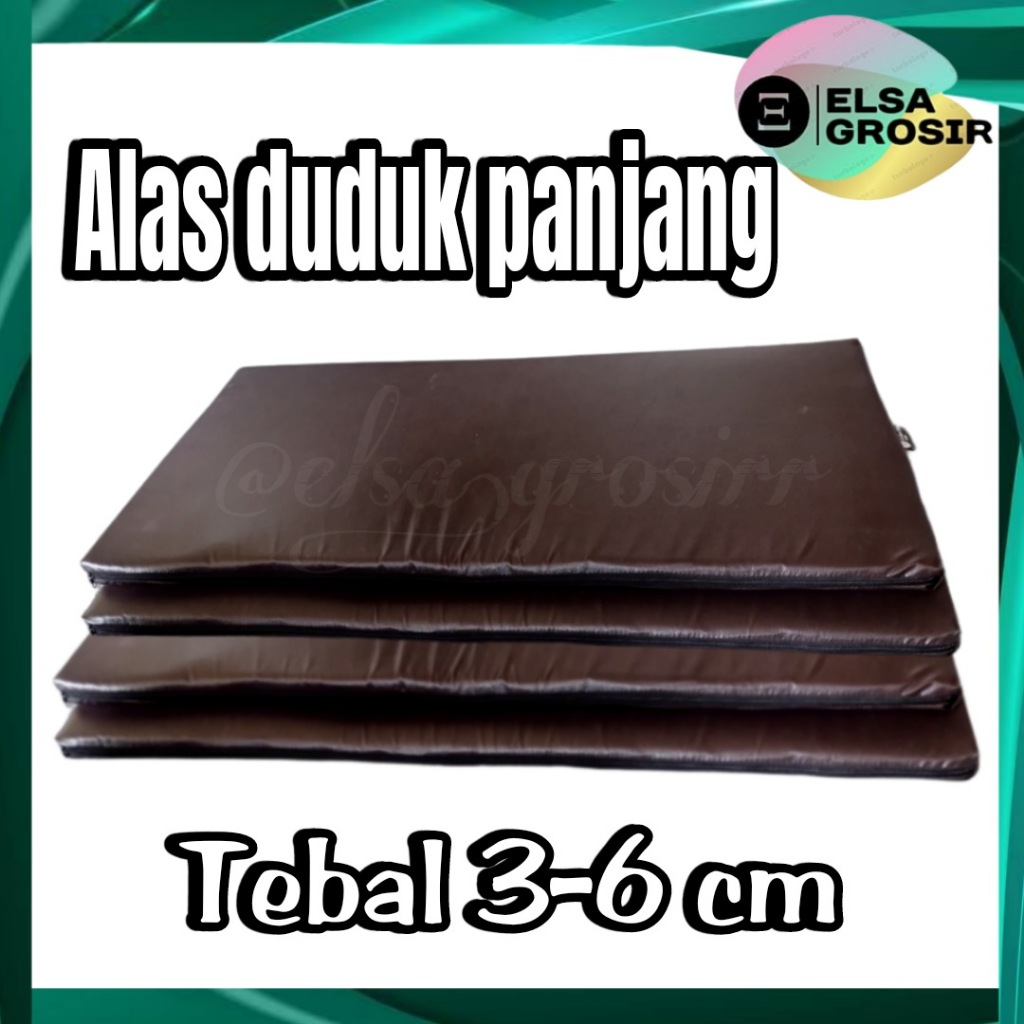 BANTAL ALAS DUDUK LESEHAN PANJANG / BANTAL DUDUK PANJANG TEBAL 3-6 CM