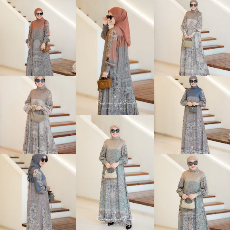 Rashwal Set Print by Shararea / Rashwal Set by Shararea / Dress by Shararea / Shararea Terbaru