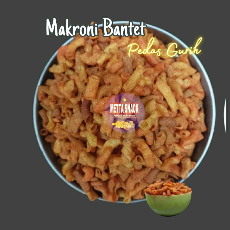 

Makroni Spiral dan Bantet Rasa Pedas Gurih 250 Gram