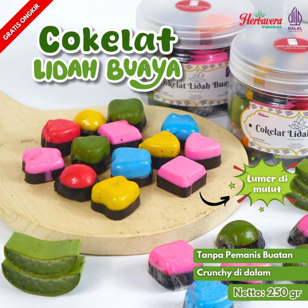 

Cokelat Lidah Buaya Aloevera Herbavera