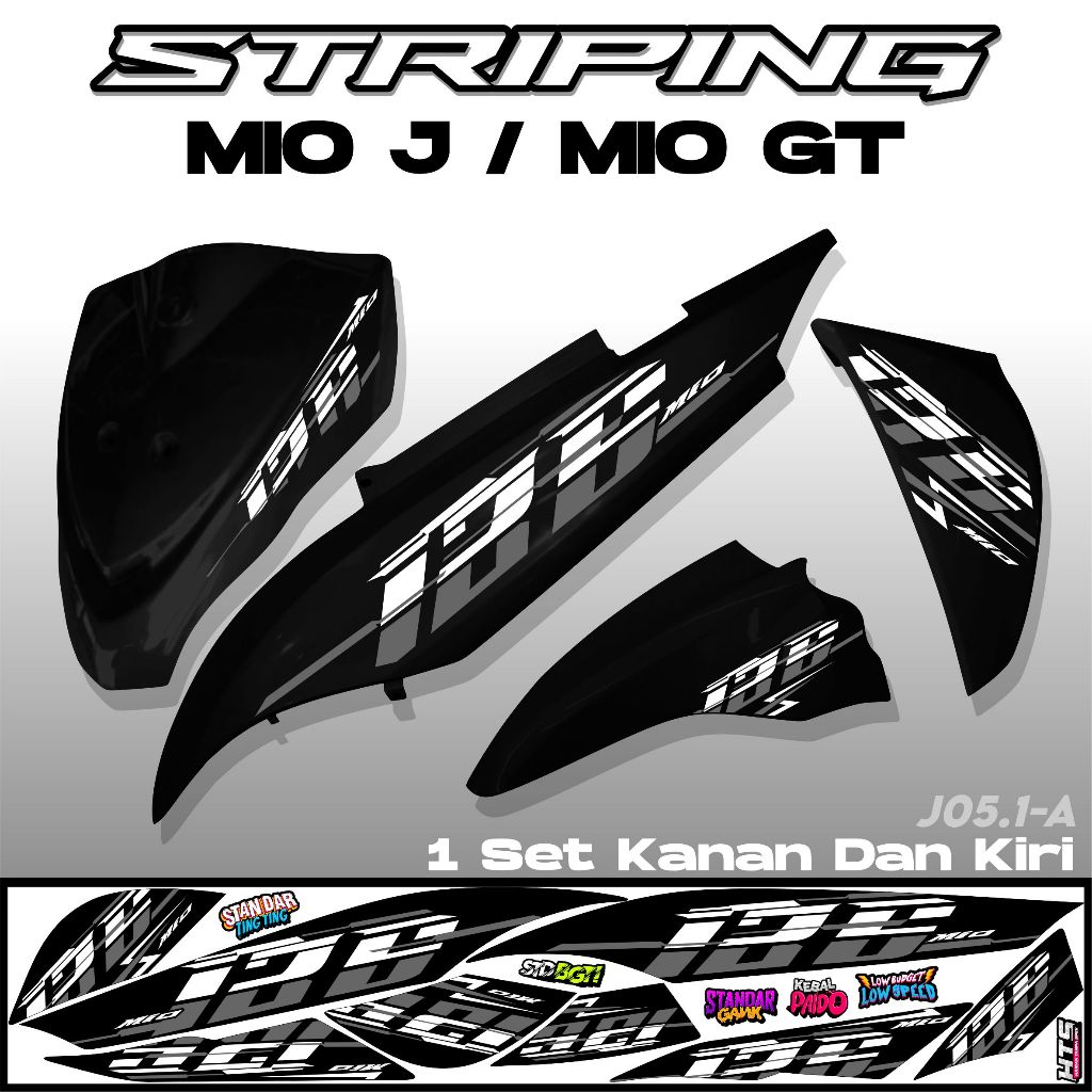 Striping Yamaha MIO J GT - Stiker Motor Mio GT 2014 Sticker Mio GT List Variasi MIO GT Motif Vietnam