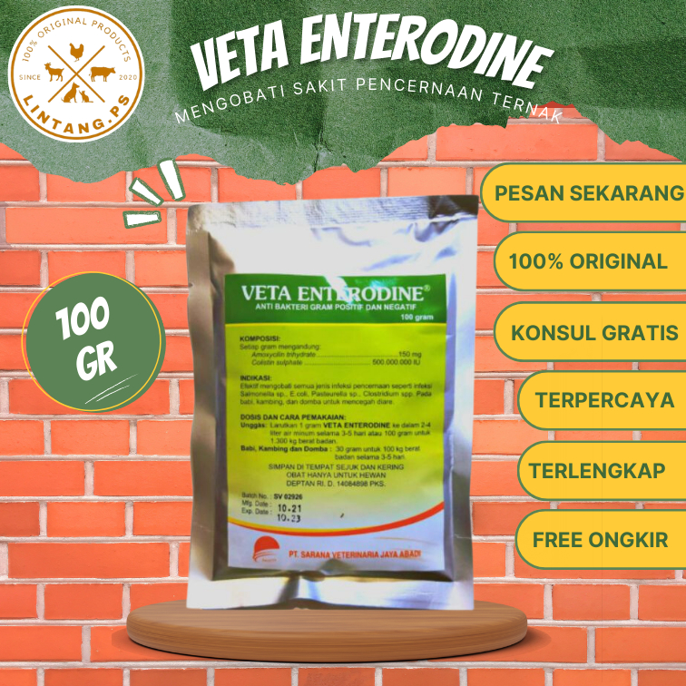 Veta Enterodine Ternak Grosir - Obat Cacing Ternak - Obat Cacing Unggas - Obat Cacing Grosir