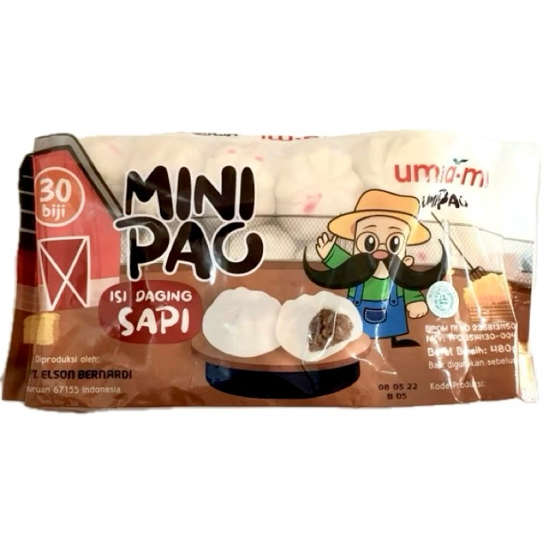 

Umiami Mini Pao isi Daging Sapi 480g 30 pcs