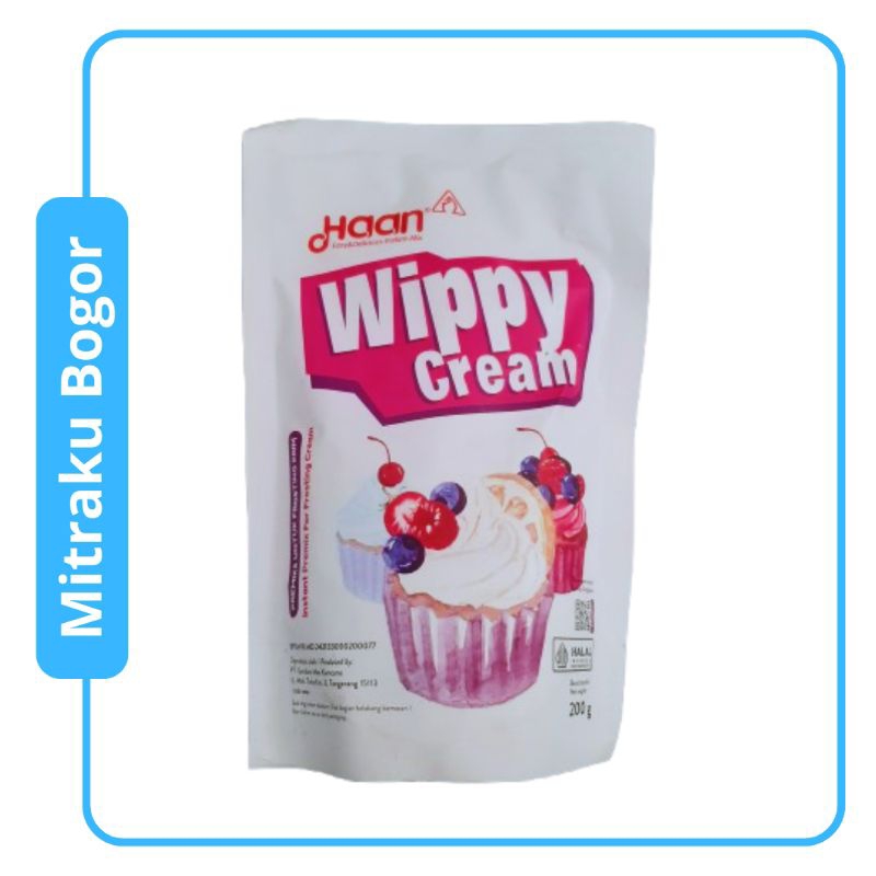 

Haan Wippy Cream Ukuran 200 Gram