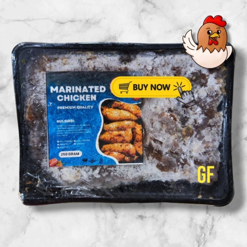 

[ goldenfrozen ] Daging Ayam Slice Marinasi Chicken Bulgogi Premium Quality 250Gr