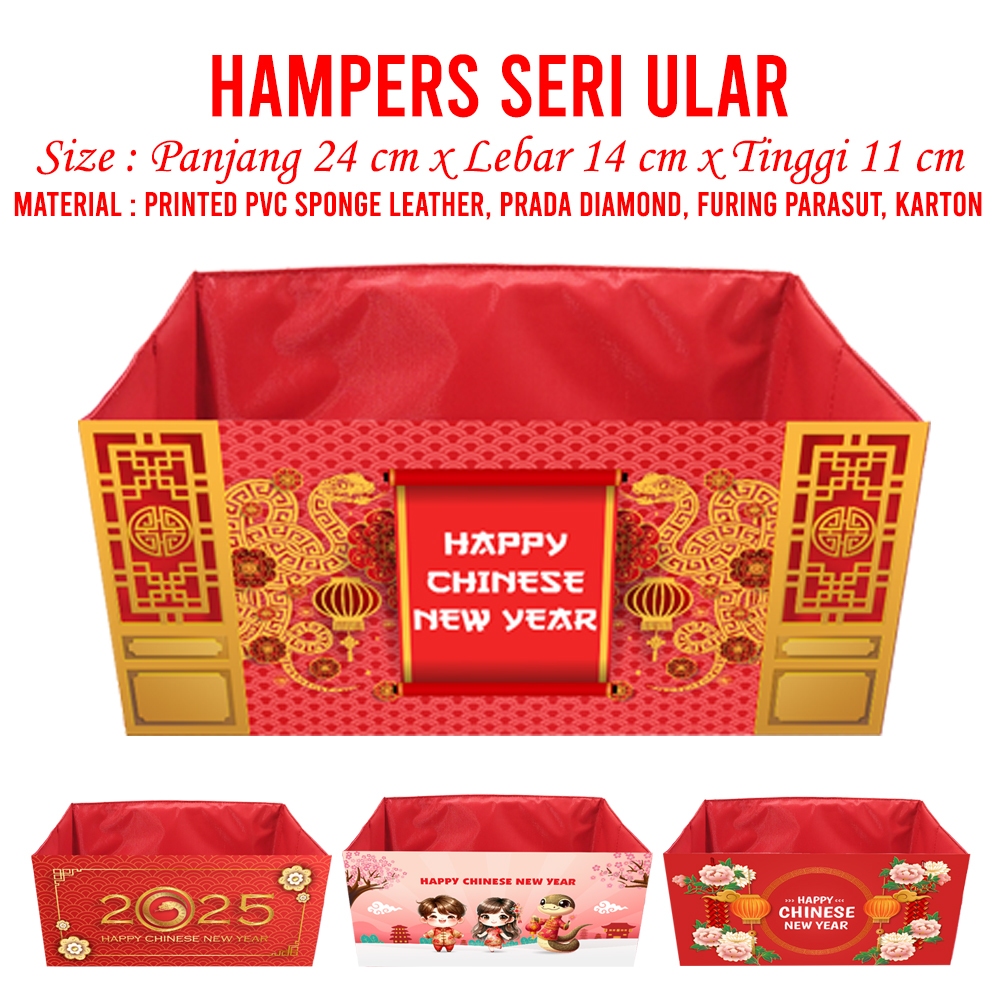 

READY STOCK Hampers Box Imlek Chinese New Year Lebaran Baby Birthday Cosmetic Kotak Gift Hantaran