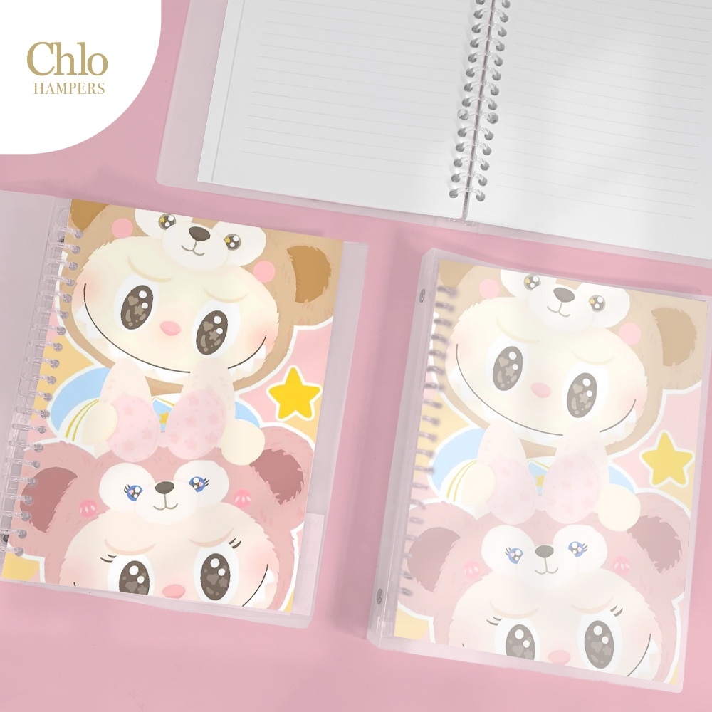 

Binder A5 Labubu ( Loose Leaf Aesthetic Notebook Planner Buku Diary Notes Ring Book Buku Weekly Monthly Yearly Agenda Journal Aestetik Lucu Murah Kawaii Minimalist Korea Refill )