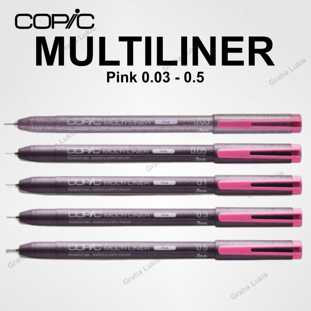 

Copic Multiliner Pink 003 - 05 / Drawing Pen Copic Pink