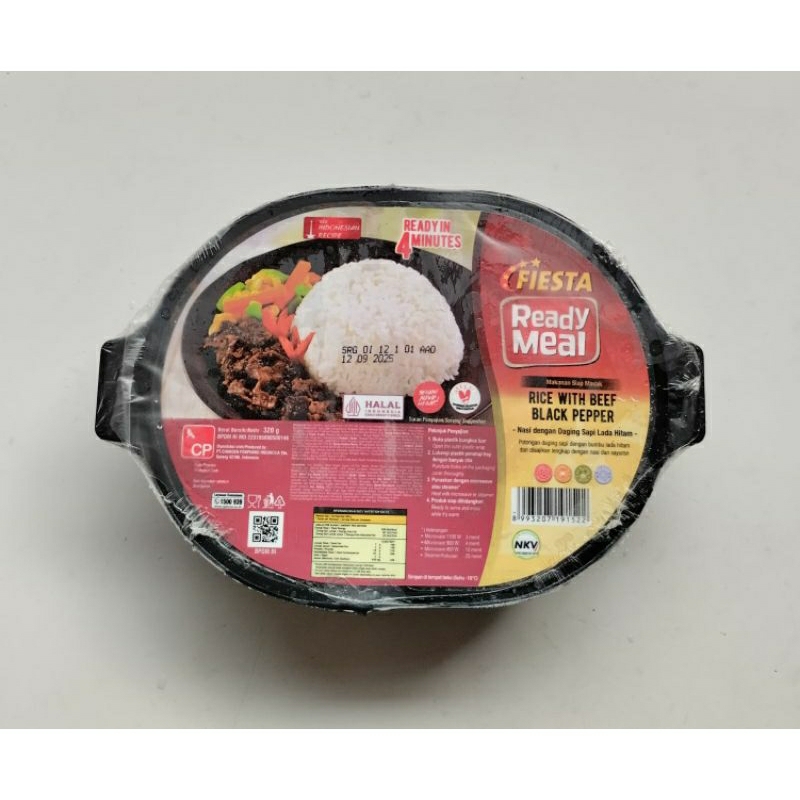 

Fiesta Ready Meal Rice With Beef Black Pepper