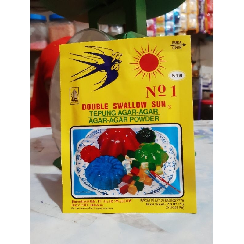 

tepung agar agar powder swallow no 1