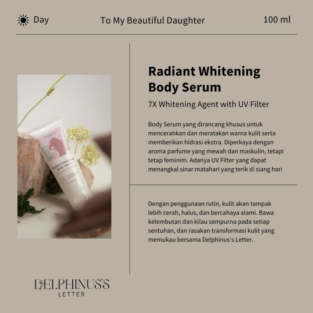 Body Serum Delphinus's Letter Radiant Whitening "To My Beautiful Daughter"