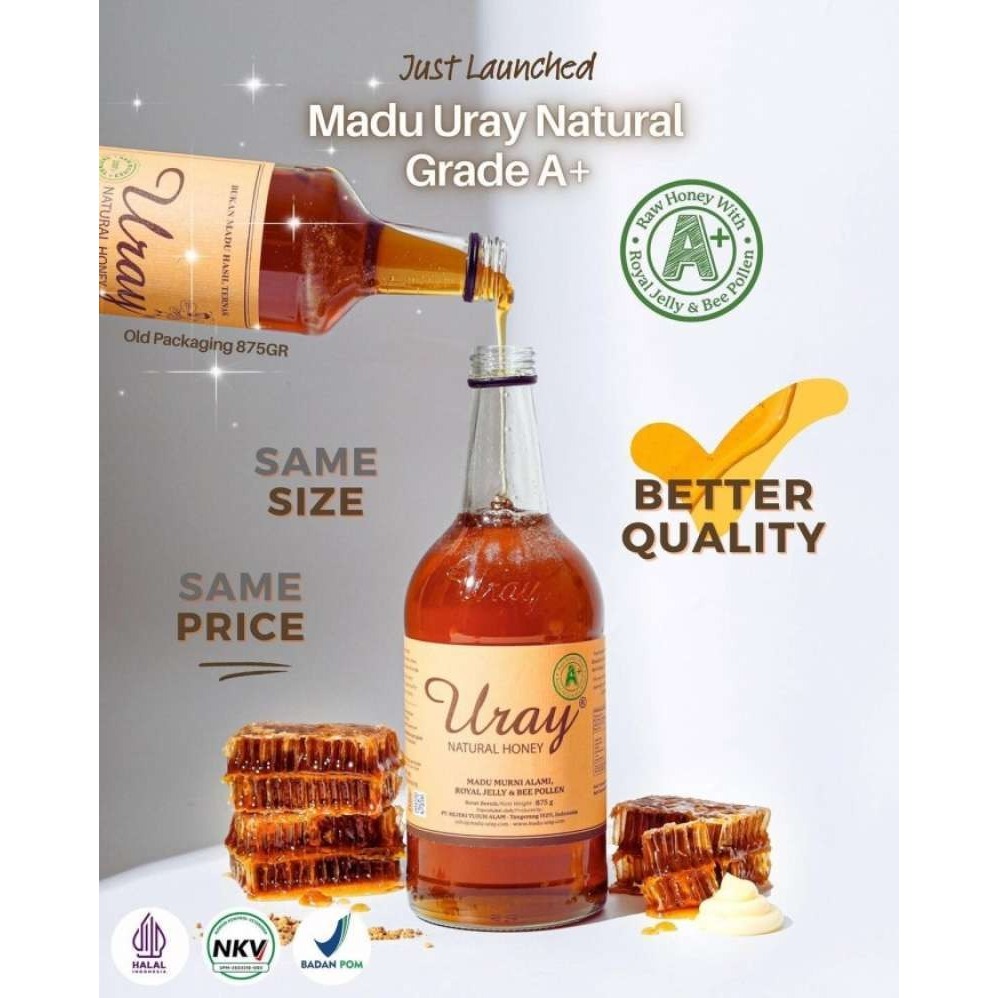 

Madu URAY Murni Royal Jelly & Bepollen