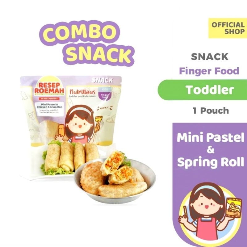 

Resep Roemah Combo Snack / Mini Pastel & Spring / Kids Healthy Frozen Food / No MSG