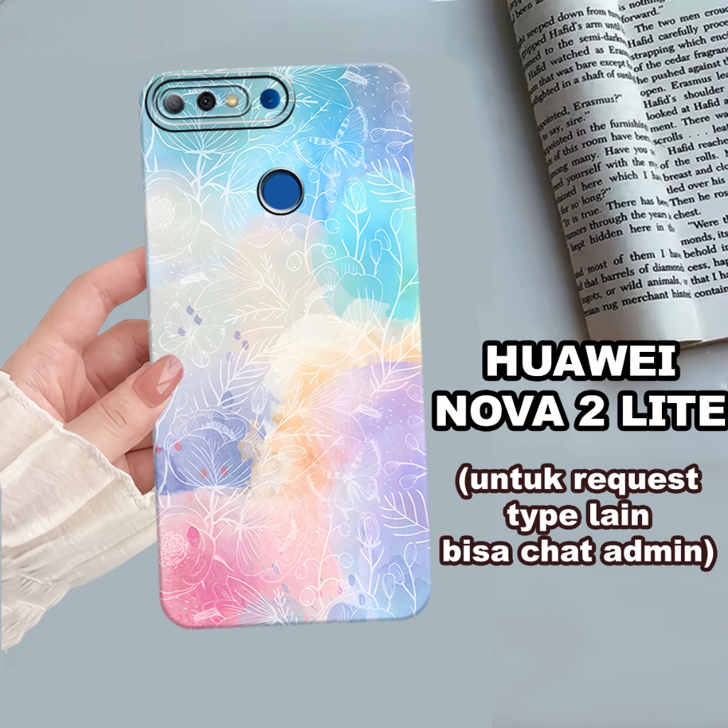 CC33/ Softcase karet lentur untuk huawei nova 2 lite/Motif cewek/case huawei nova 2 lite/kesing huaw