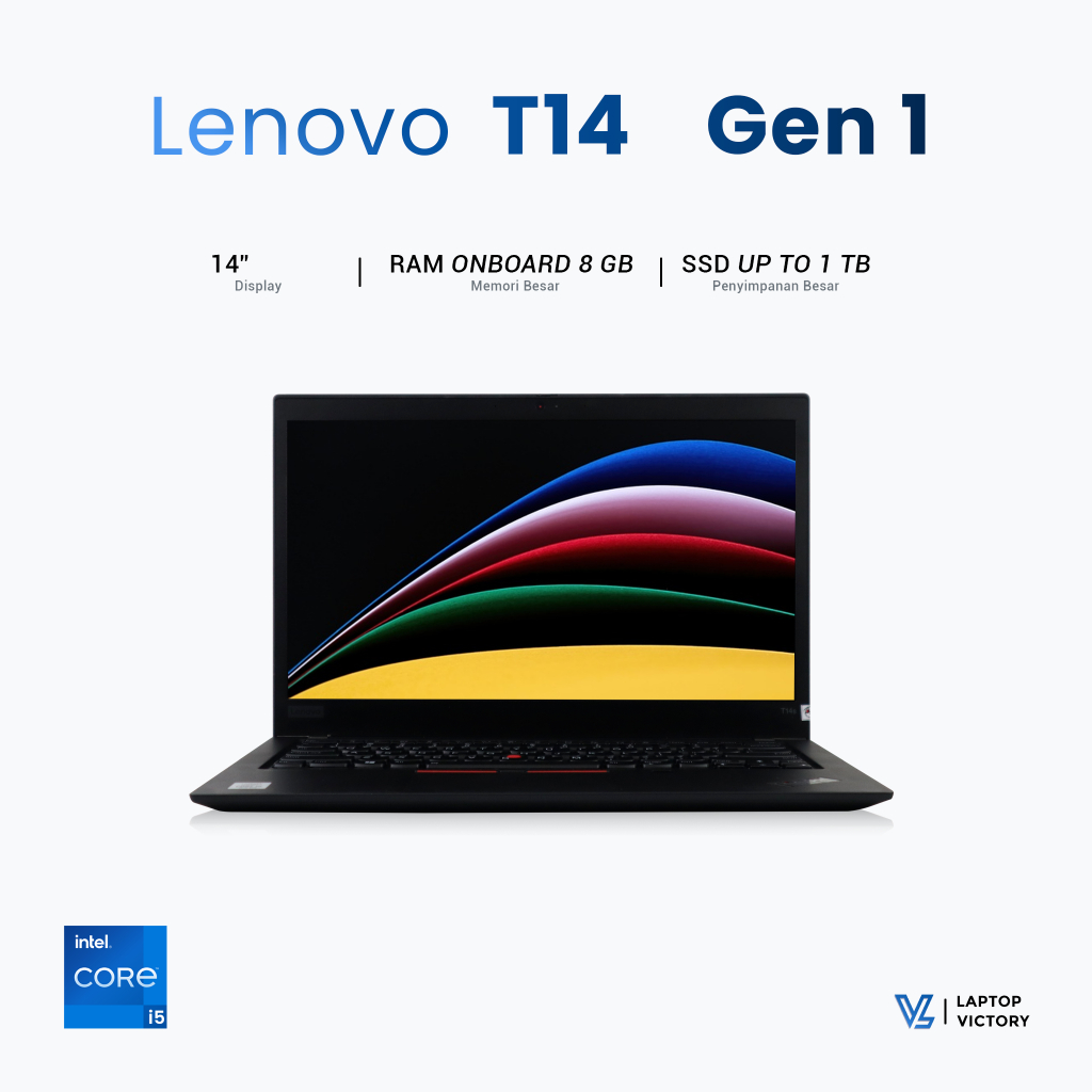 Lenovo Thinkpad T14 Intel Core i7 Generasi 10 32/1TB SSD - Bergaransi