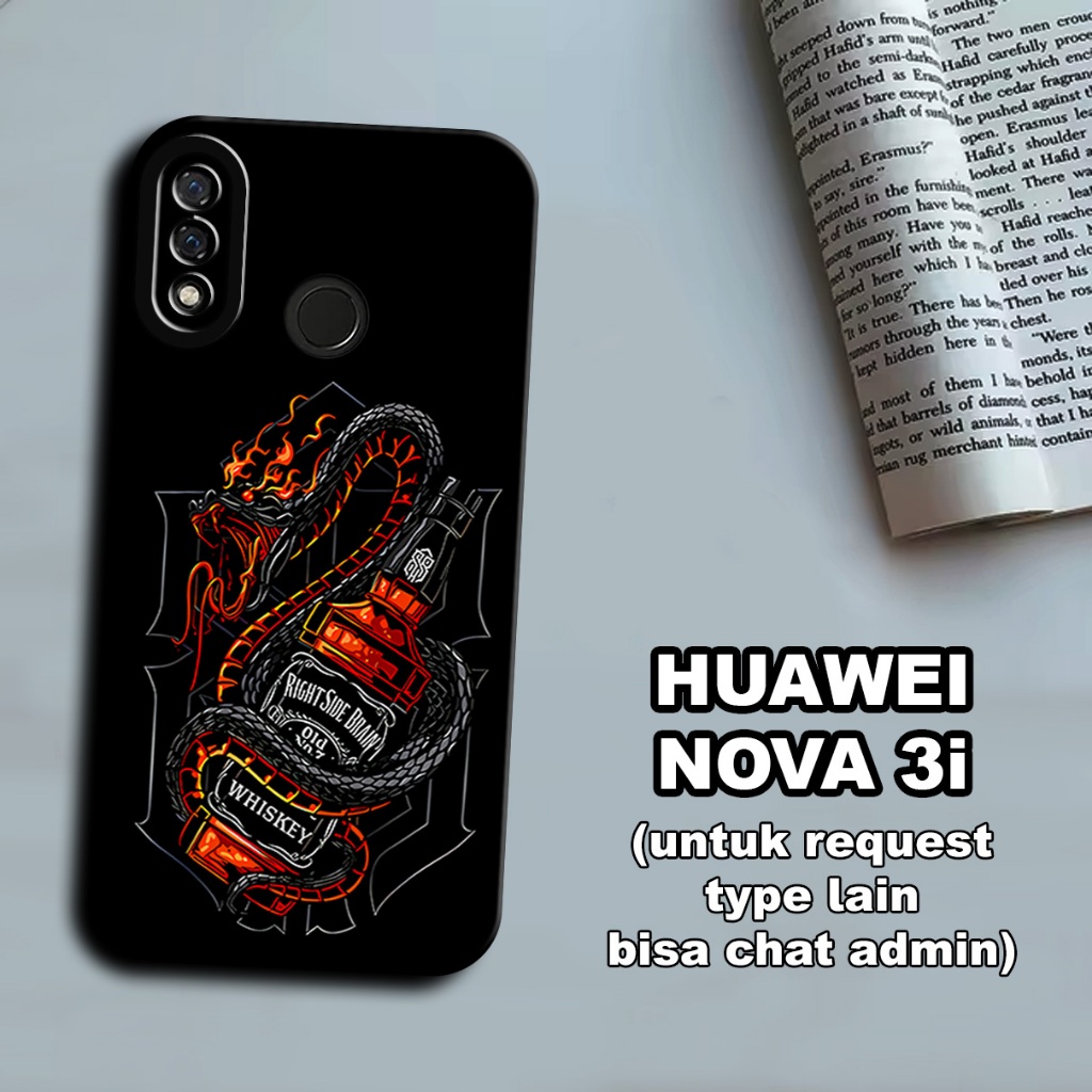 CC38/ Softcase karet lentur untuk huawei nova 3i/Motif cowok/case huawei nova 3i/kesing huawei nova 