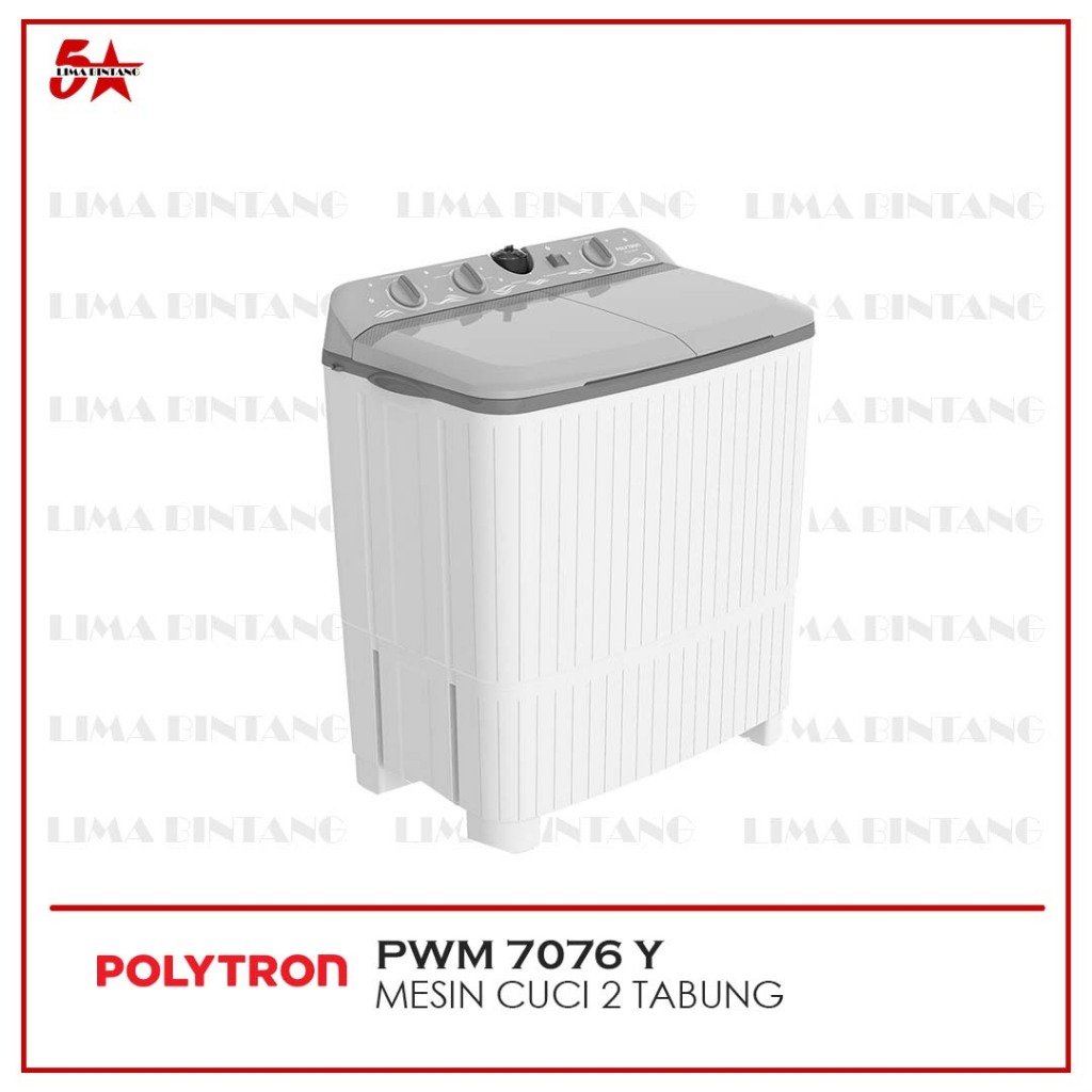 MESIN CUCI 2 TABUNG 7 KG 7076 Y