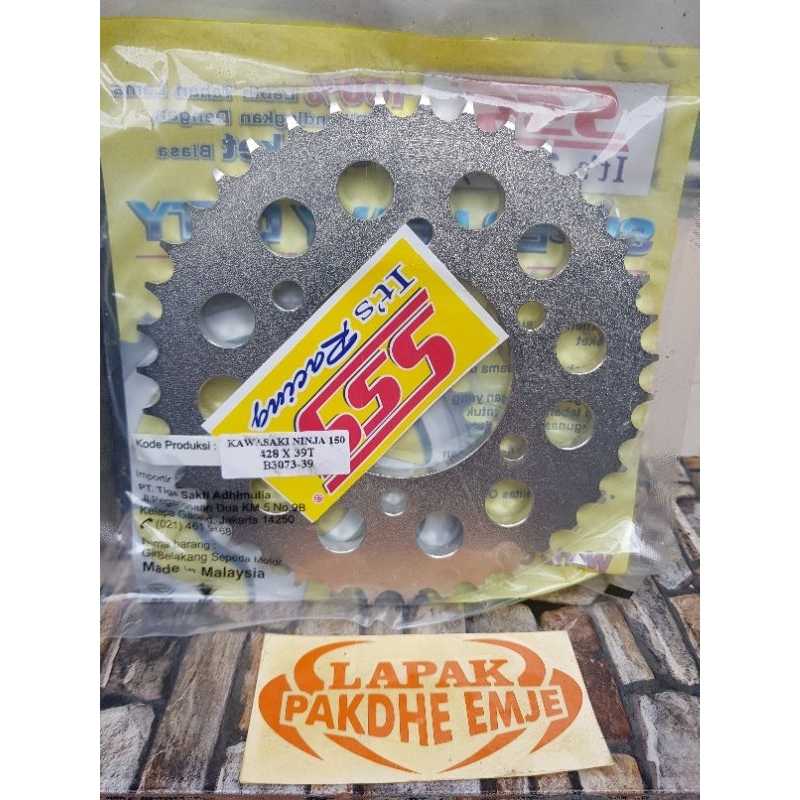 GEAR BELAKANG SSS 428 39 NINJA R NINJA RR GER GIR ORIGINAL SSS