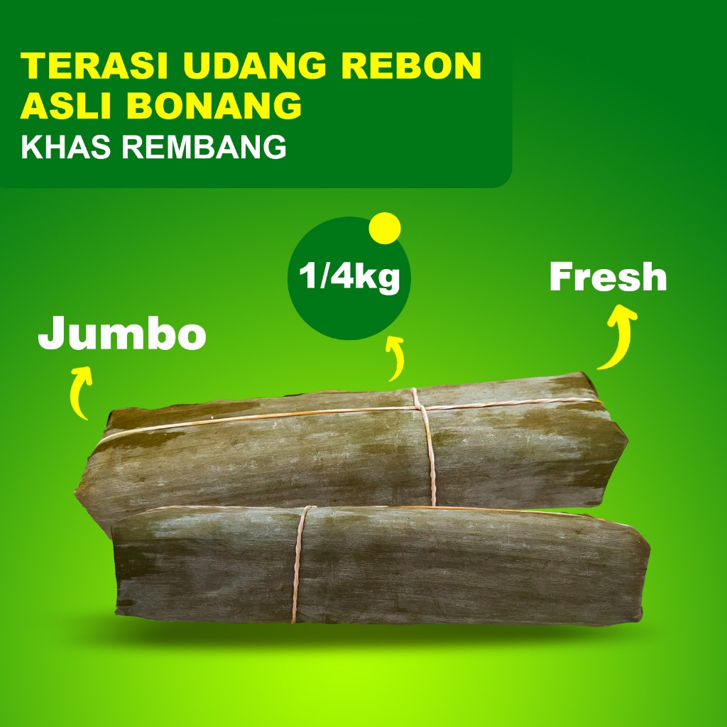 

Terasi Udang Asli Rebon Bonang 250gr Oleh Oleh Rembang