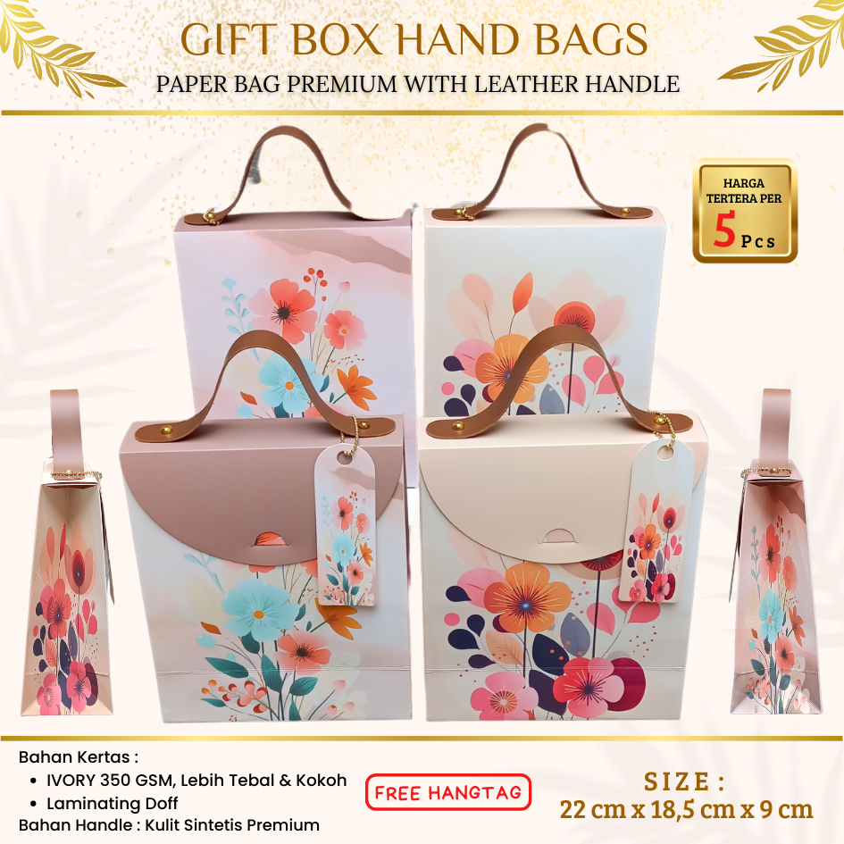 

BAGGY BOX ( 5 Pcs ) 18,5x9x22cm Box Baby Shower / Box birthday baby / box wedding