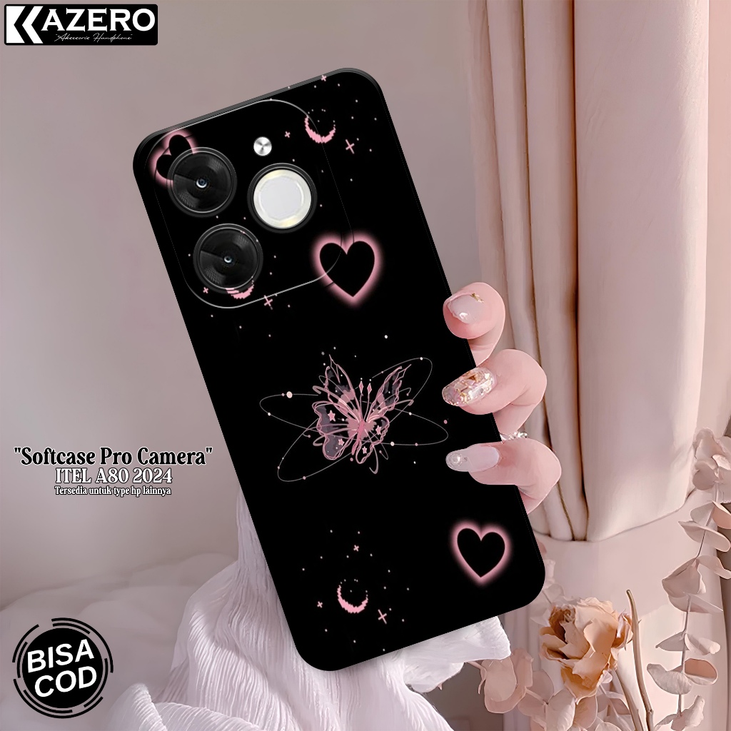 Silikon HP ITEL A80  - Fashion Case Aesthetic - Softcase ITEL A80 - Case ITEL A80 - Kesing ITEL A80 