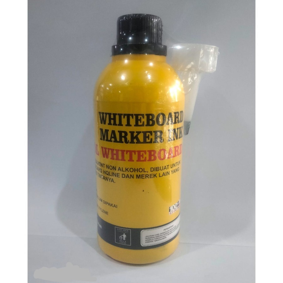 

HQ-LINE Tinta Spidol Whiteboard 500 ml - Hitam // Spesial PROMO (gratis spidol white board 1pcs)
