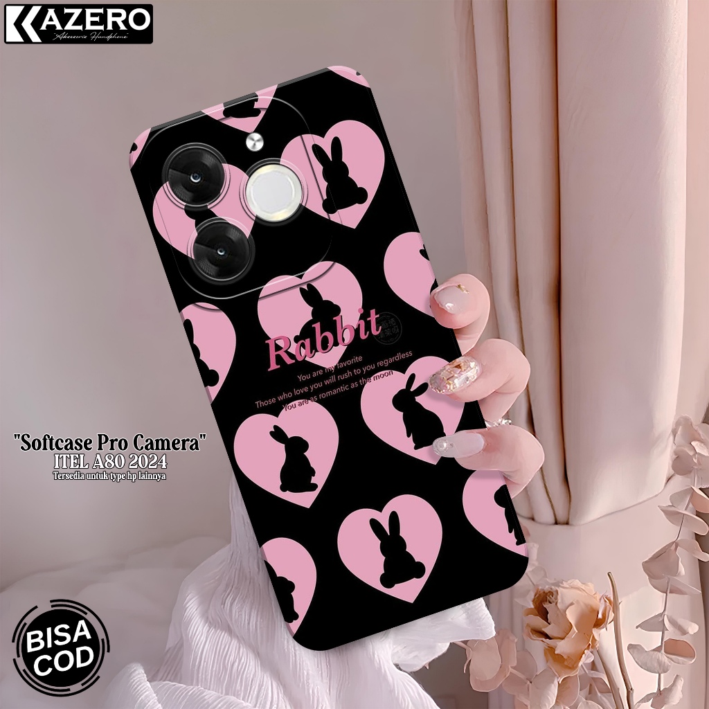 Silikon HP ITEL A80  - Fashion Case Kartun - Softcase ITEL A80 - Case ITEL A80 - Kesing ITEL A80 - A