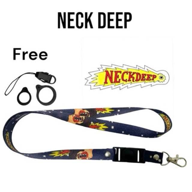 

Neck Deep Lanyard Free O ring dan tali HP