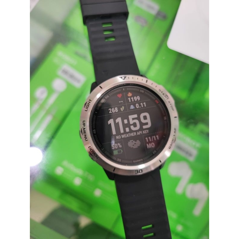 garmin fenix 6x pro second