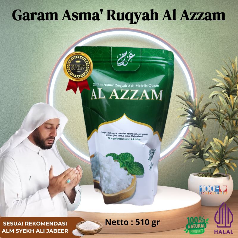 

Garam Ruqyah Al Azzam 100% Original Kemasan 500 Gram