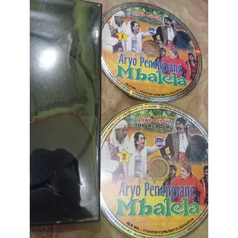 KASET KETOPRAK SISWO BUDOYO ARYO PENANGSANG MBALELA 2 DISC TANPA COFER BONUS BOX