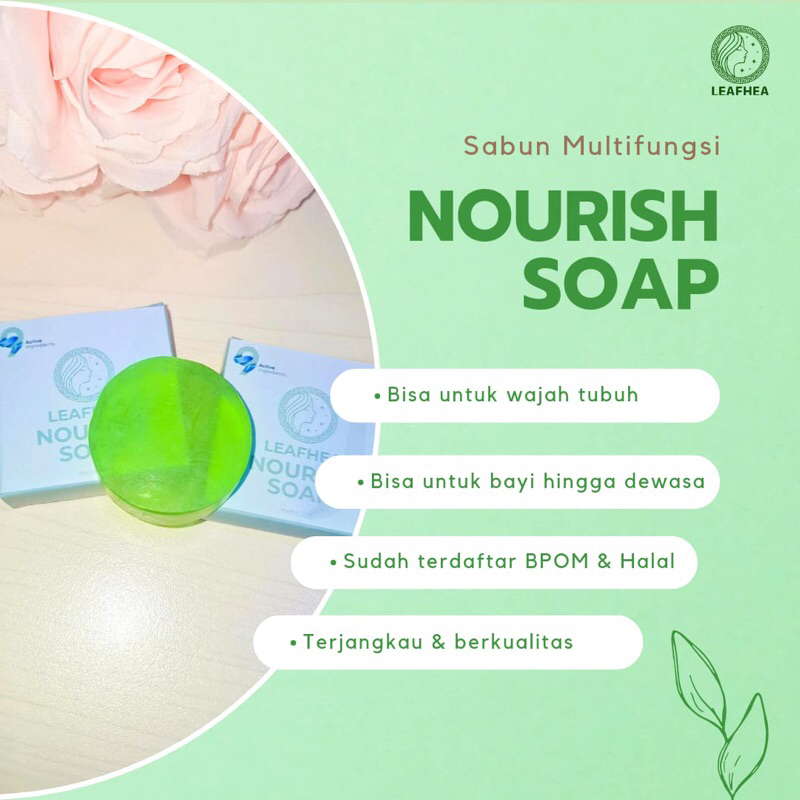 Leafhea Nourish Soap / Sabun Leafhea