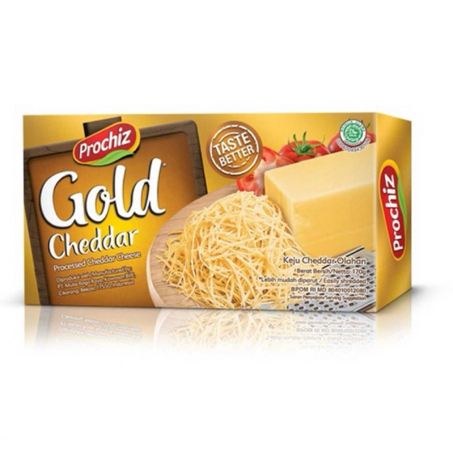 

prochiz keju cheddar gold 170 gram