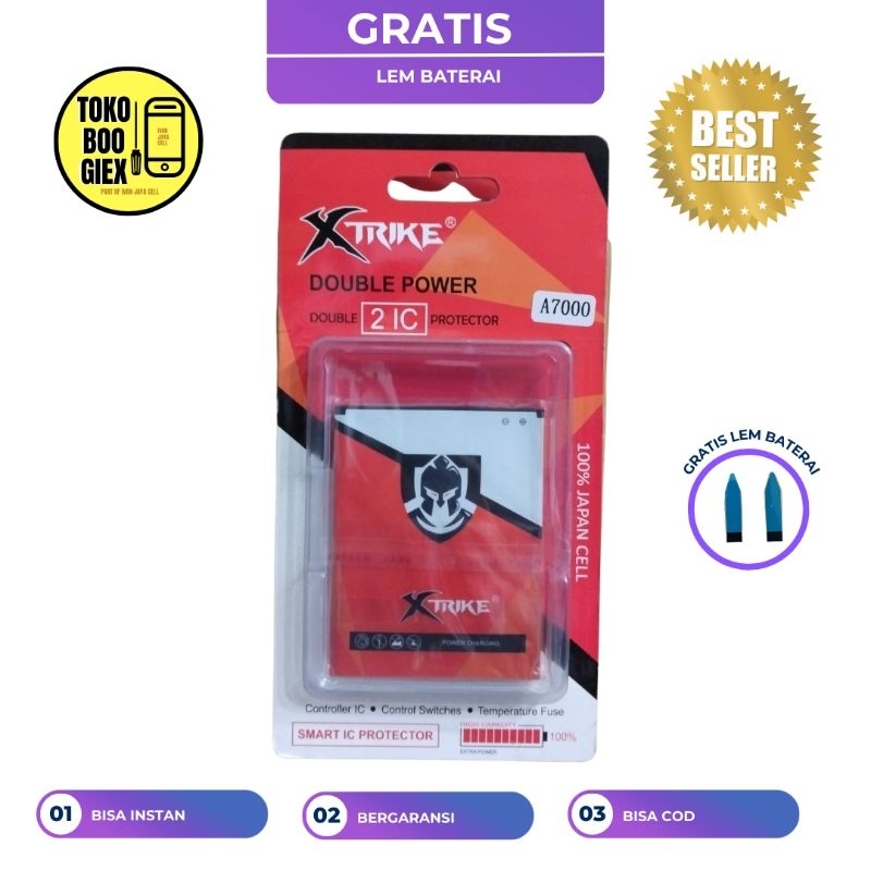 BATERAI DOUBLE POWER LENOVO A7000 BL243 XTRIKE