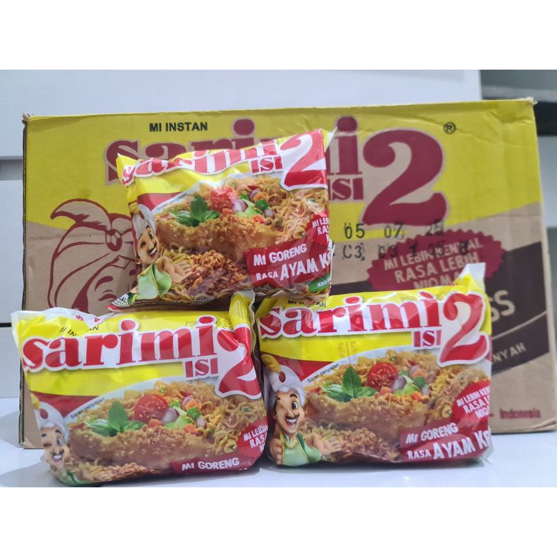 

sarimi isi 2 mi goreng rasa ayam kremess