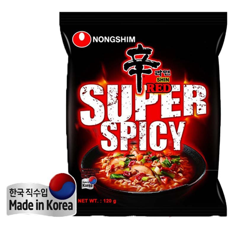 

NONGSHIM Shin Red Super Spicy Ramyun - Ramyun Korea Super Pedas 120g