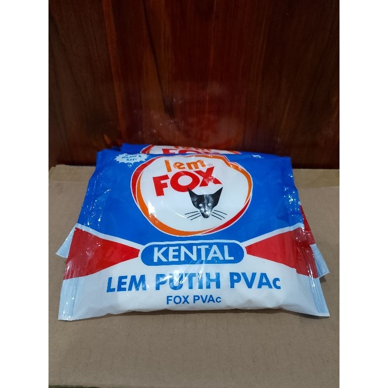 

Lem Putih PVAc FOX 600g/Lem Kayu Plamur/Lem FOX Kental