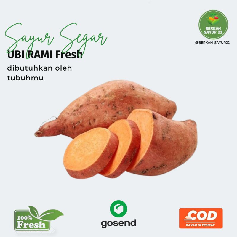 

BERKAH_SAYUR22 Ubi Rami fresh