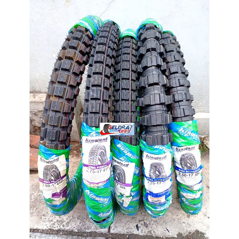 Ban Kingland King Pitbul King Aligator 250-17 , 275-17 , 300-17 Ban Montor Supra Satria Revo Vega Ju