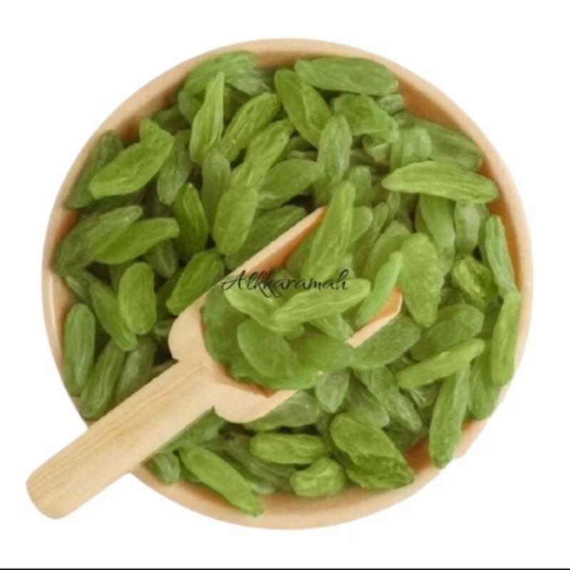 

Kismis Green Organik 500 Gr | Kismis Manis Hijau manis | Kismis Tanpa Biji Cemilan