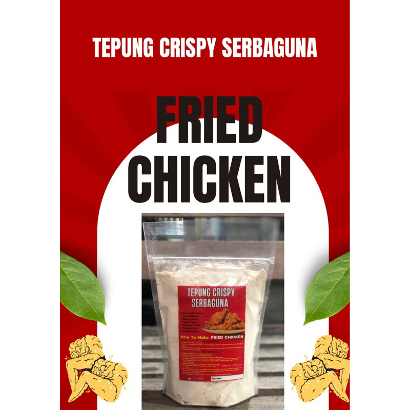 

Tepung fried chicken/ tepung crispy serbaguna kemasan 500gram