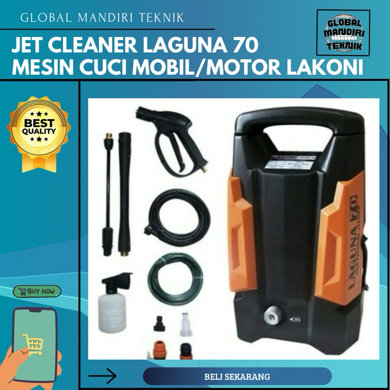 Jet Cleaner Laguna Lakoni 70 / Mesin Cuci Mobil - Motor Lakoni 550 watt