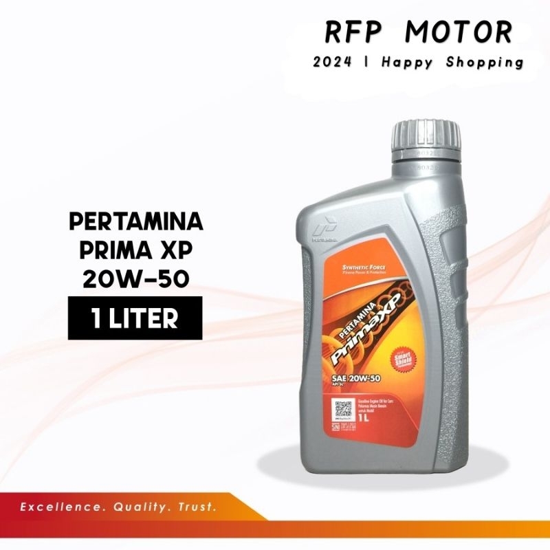 Oli mesin PRIMA XP 20W-50 1L semi sintetik