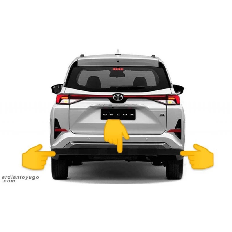 Body Kit Bodykit Spoiler Bumper Bemper Belakang All New Avanza Veloz 2022 Up Original